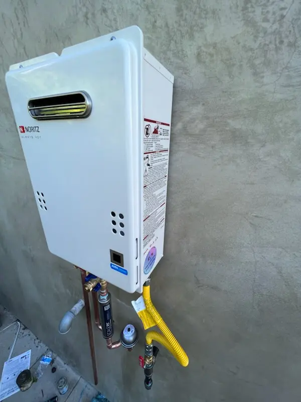 Tankless water heater installation for Graceland homes